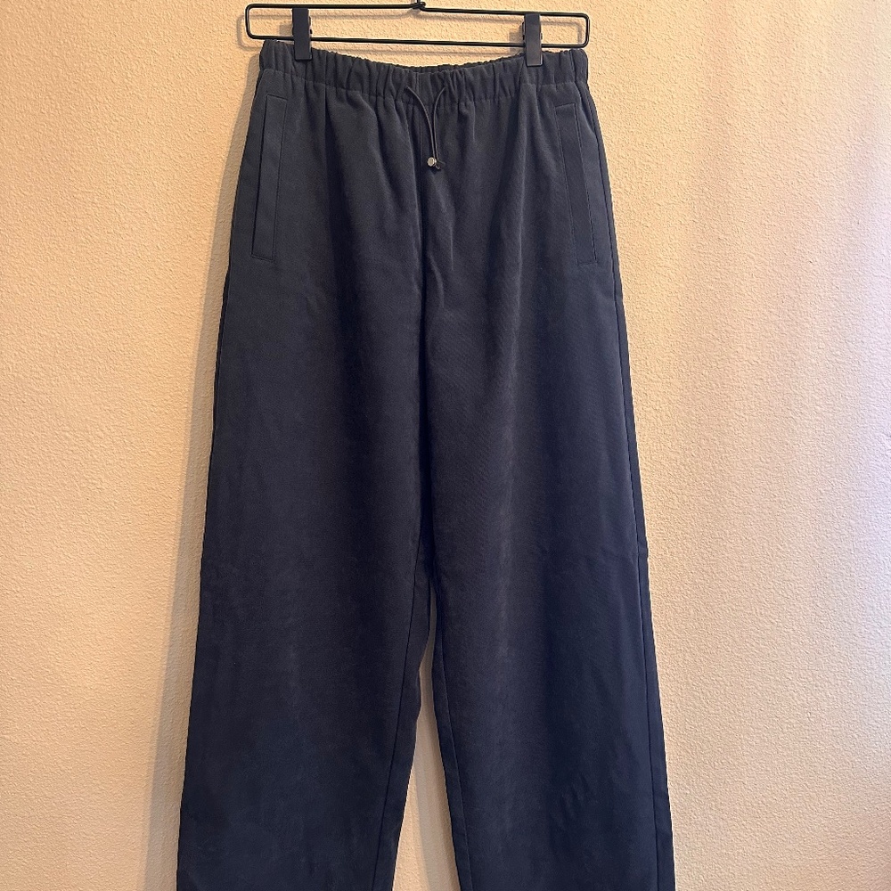 ZARA Wide Leg Trouser with Elastic Waistband